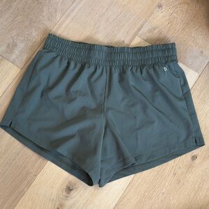 DSG Girls Mutes Olive Green Athletic Shorts